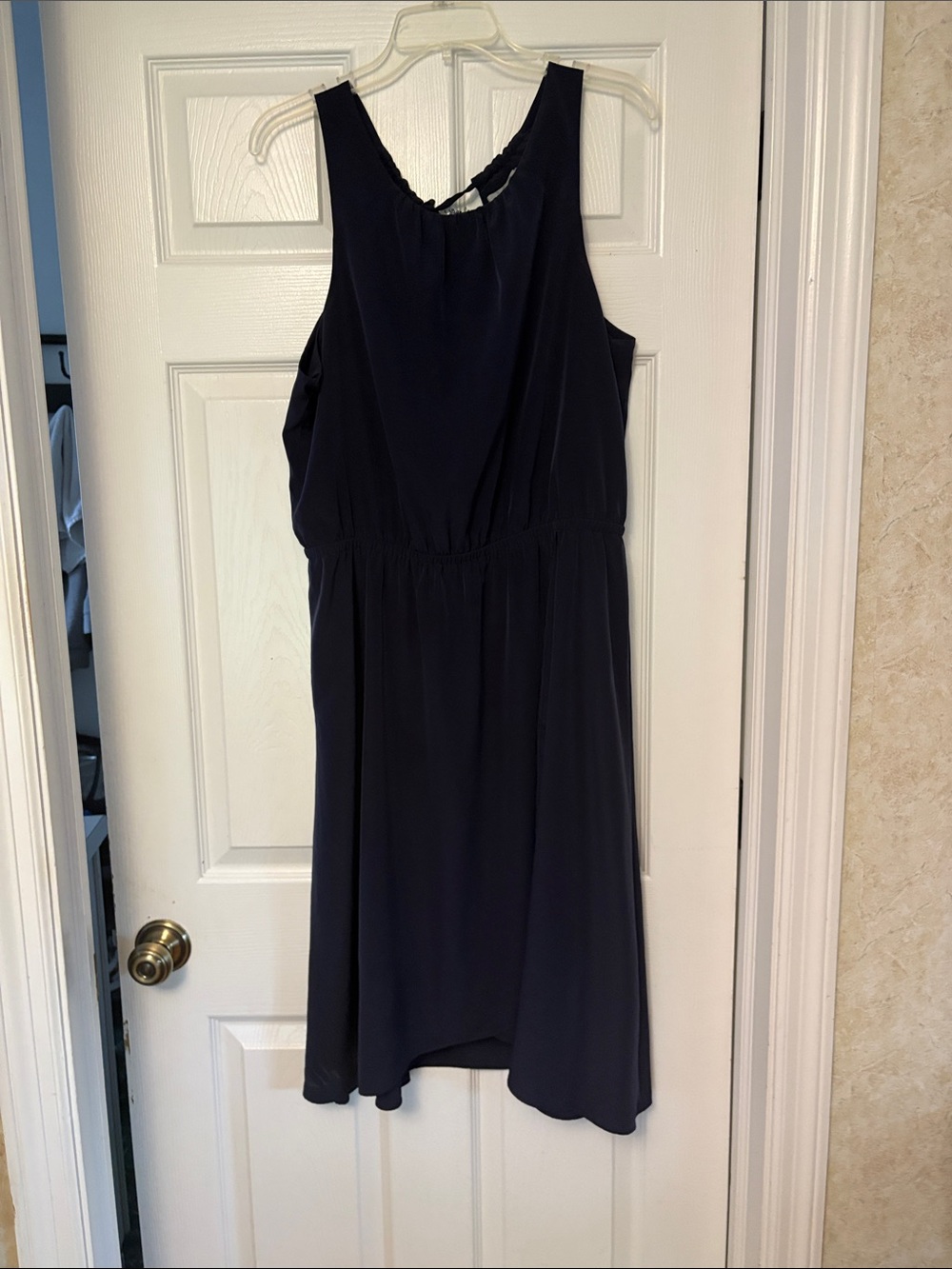 Athleta Navy Sleeveless A-Line Women’s Dress